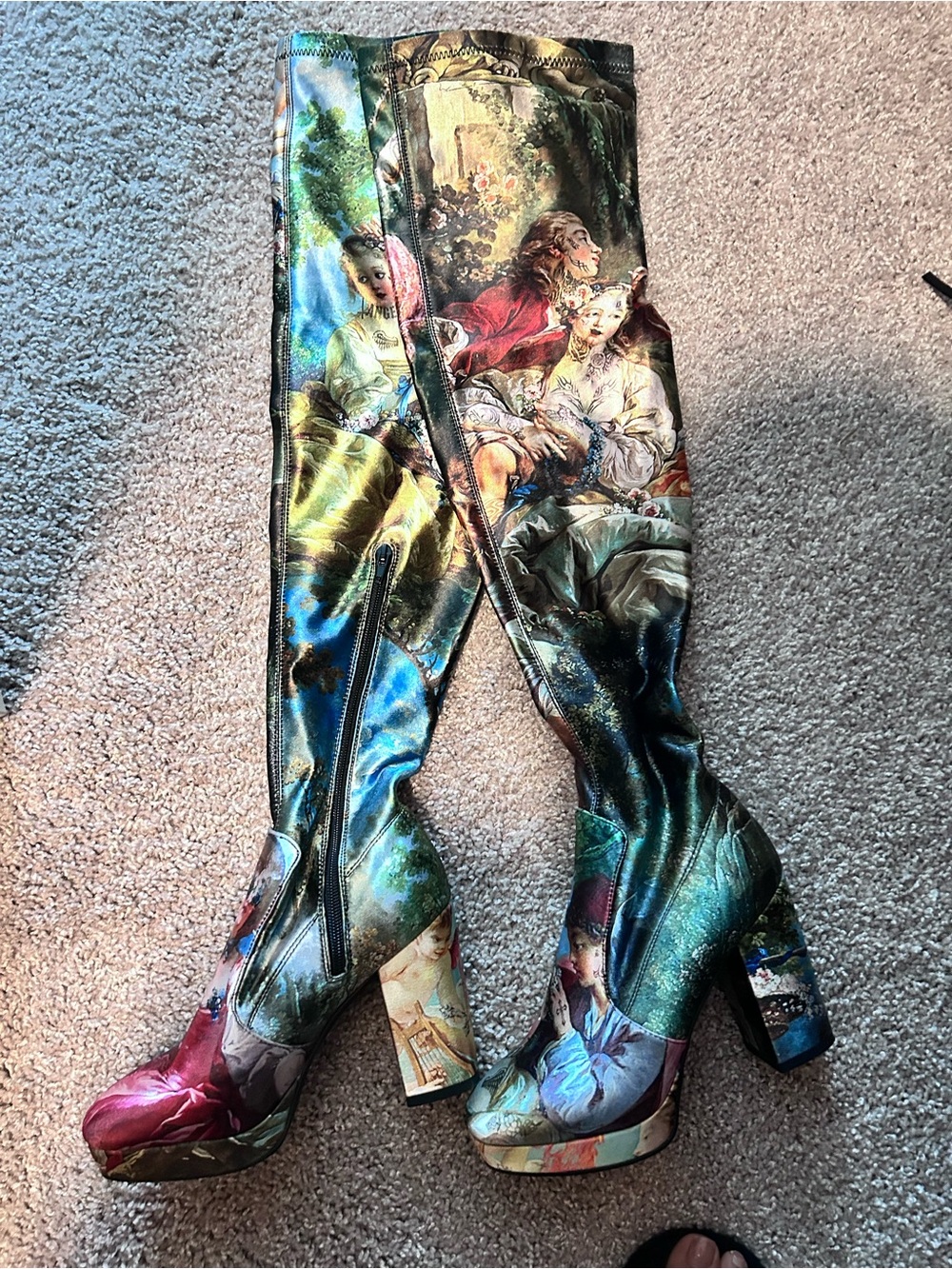 DA VINCI'S DEMONS THIGH HIGH BOOTS